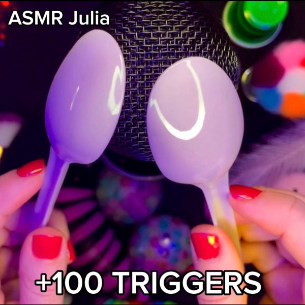 +100 Triggers: No-Talking Background ASMR for Sleep, Relaxation, Work and Study (1/2)