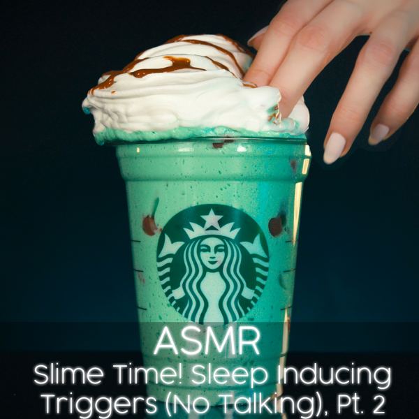 ASMR Bubble gum slime with tiny mics