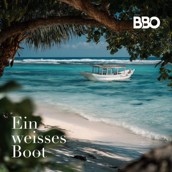 Ein weisses Boot