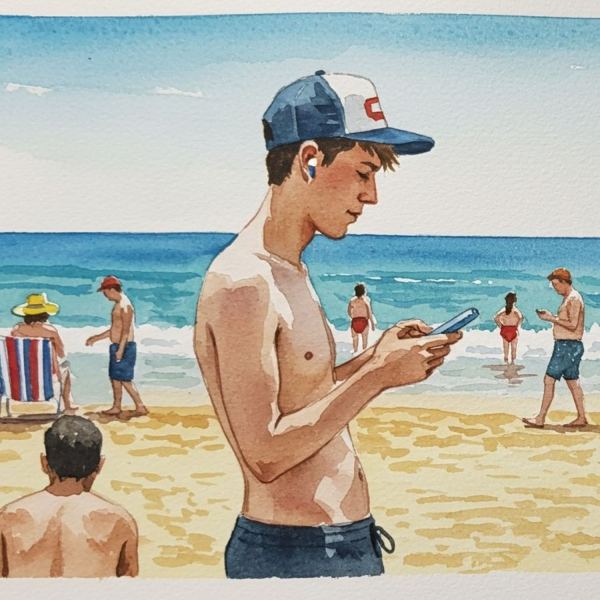 Text On The Beach