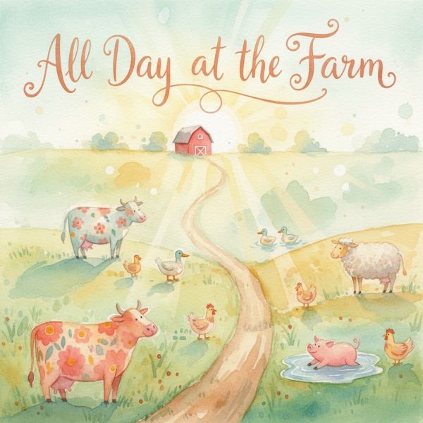 The Animals at the Farm (Cow goes moo)