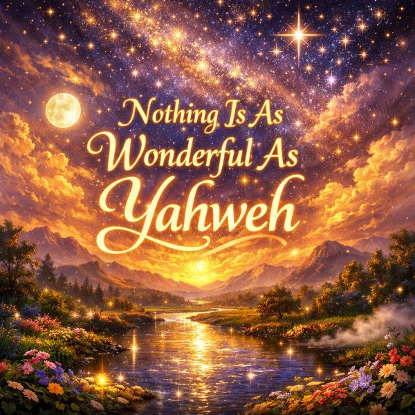 "Nothing Is As Wonderful As Yahweh"