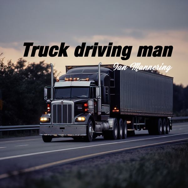 Truck driving man