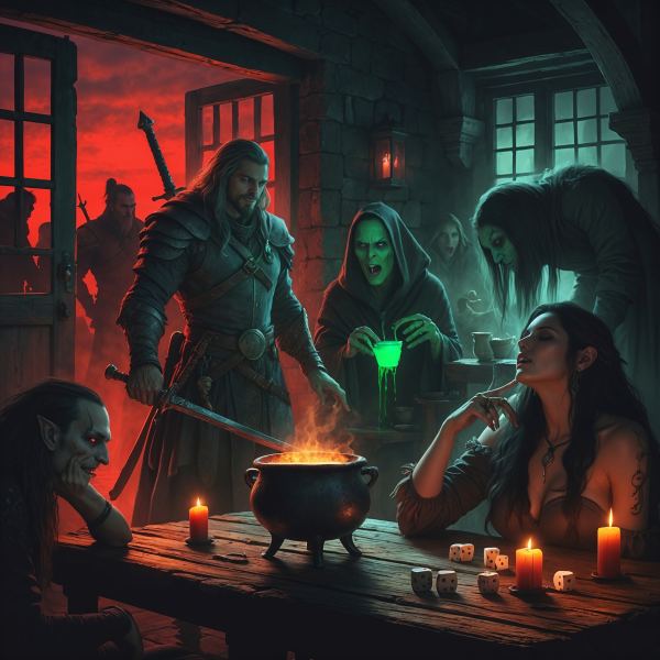 The Devil Drinks at Dusk