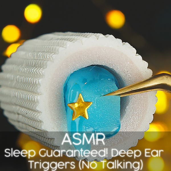ASMR Ear brushing with white brushes (3Dio)