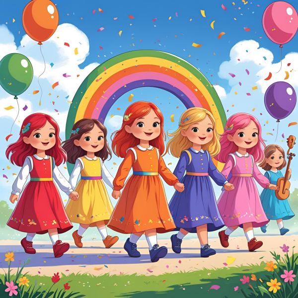 Rainbow Color Parade