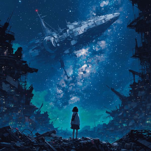 真夜中の宇宙船