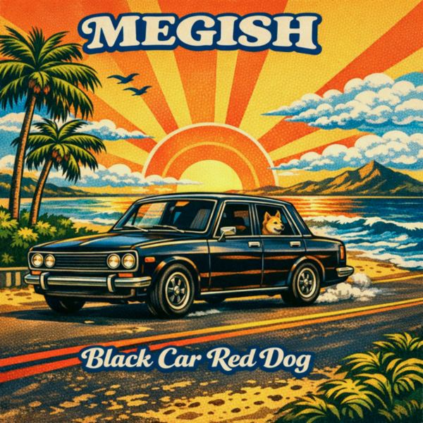 Black Car Red Dog