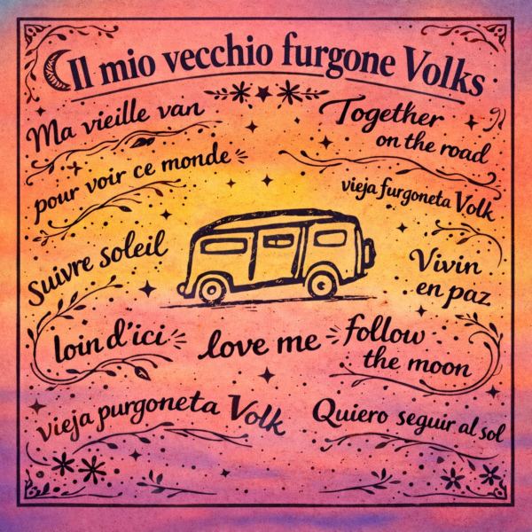 il mio vecchio furgone Volks