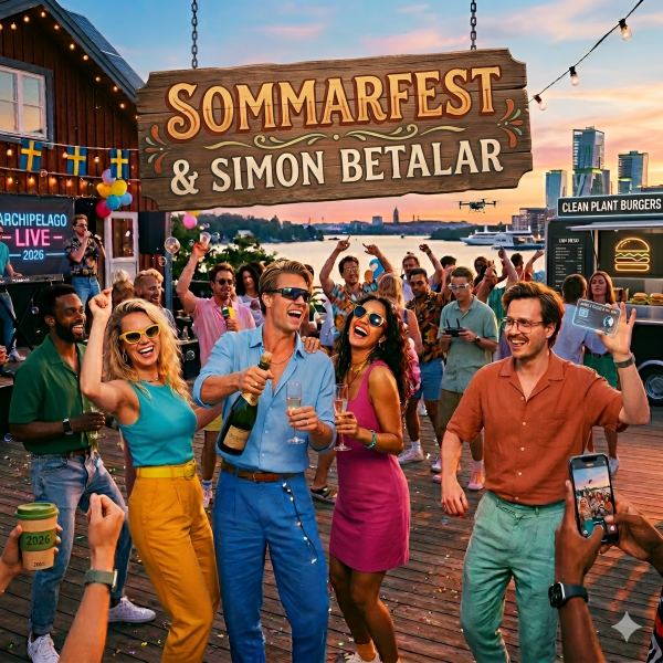 Sommarfest & Simon Betalar