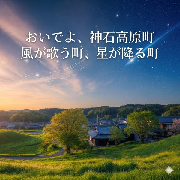 おいでよ、神石高原町 風が歌う町、星が降る町