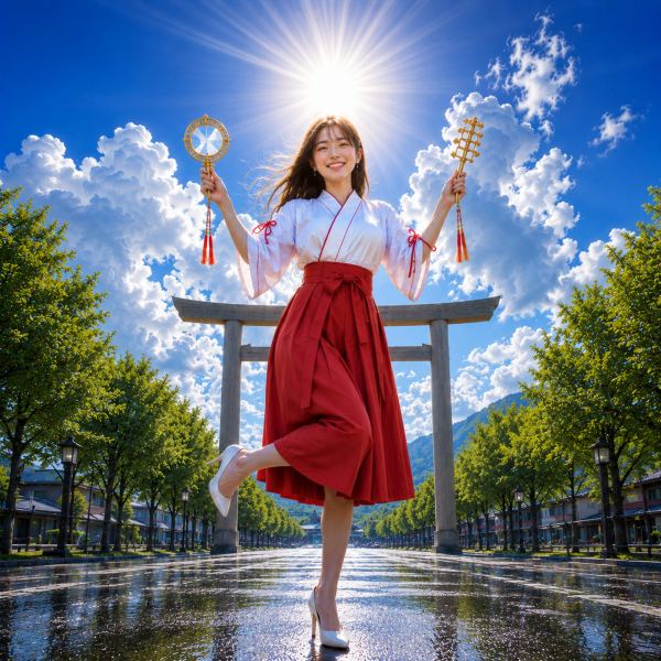 天晴女