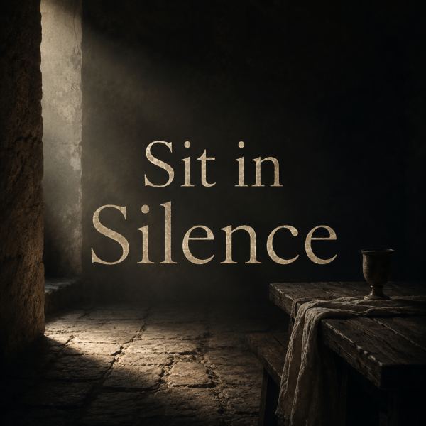 Sit in Silence (Luke 22:1-6, 24-38)