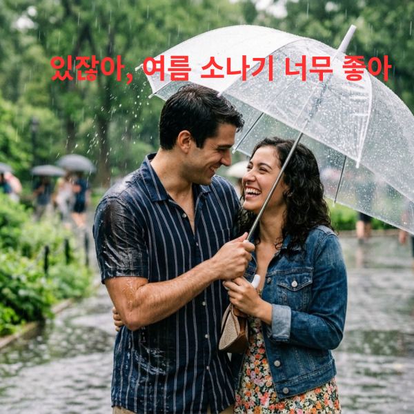 있잖아,여름 소나기 너무 좋아