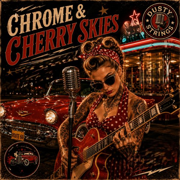 Chrome & Cherry Skies