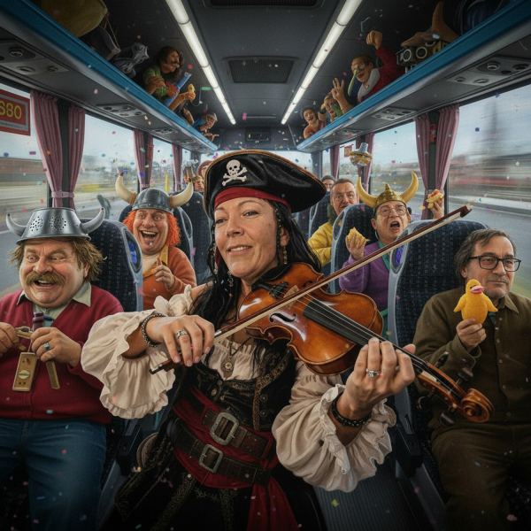 Loonies In A Bus