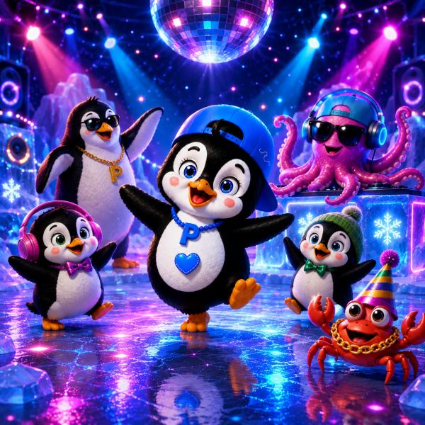Es tanzt ein kleiner Pinguin