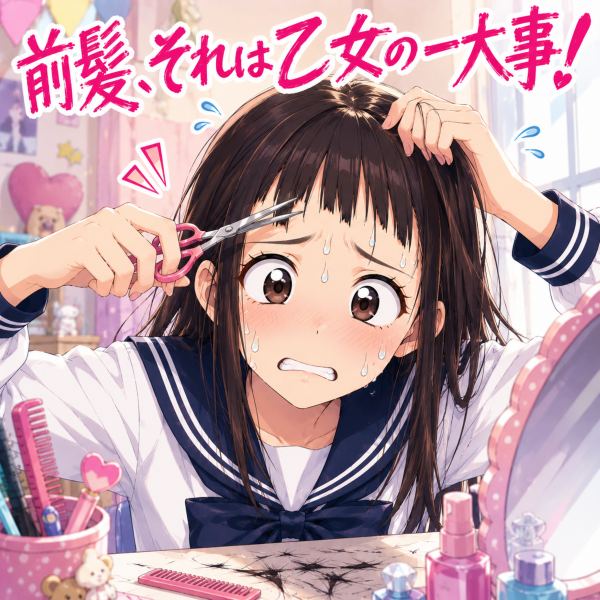 前髪、それは乙女の一大事