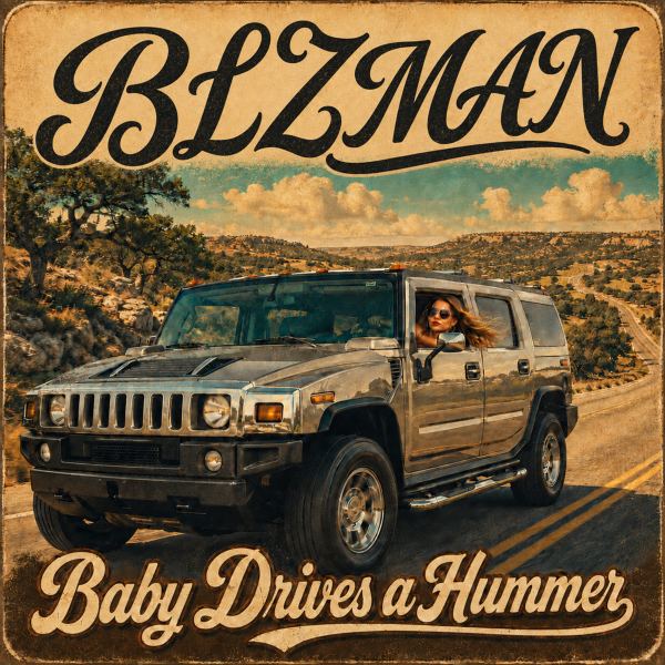 Baby Drives A Hummer