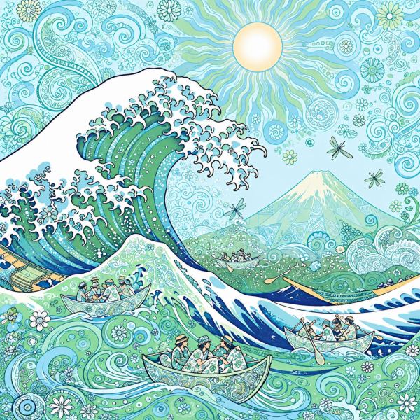 真夏の海