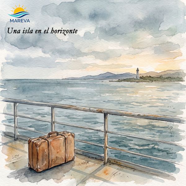 Una isla en el horizonte