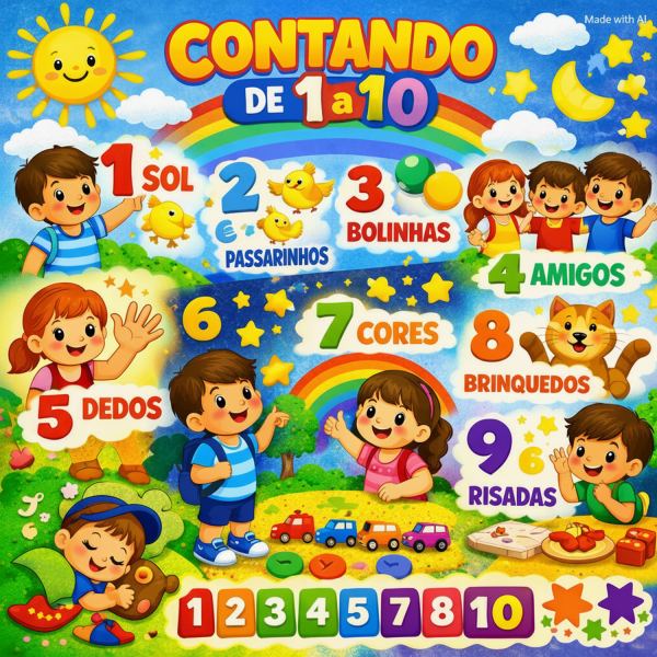 Contando de 1 a 10