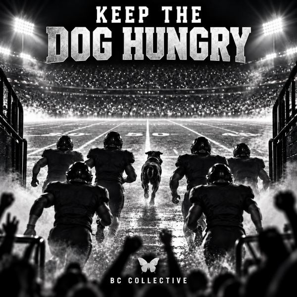 KEEP THE DOG HUNGRY
