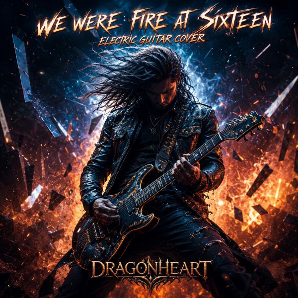 We Were Fire At Sixteen Electric Guitar Cover