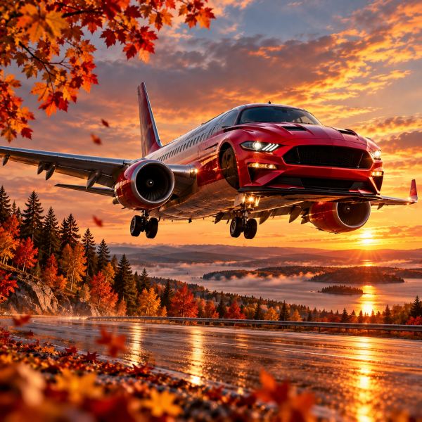 When the Mustang Takes Flight