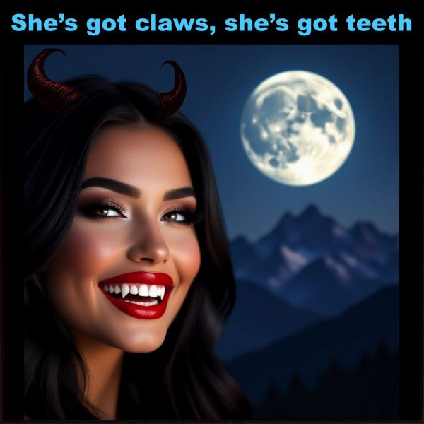 She's got claws, she's got teeth