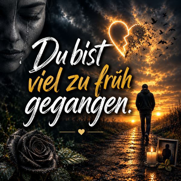 Du bist viel zu früh gegangen