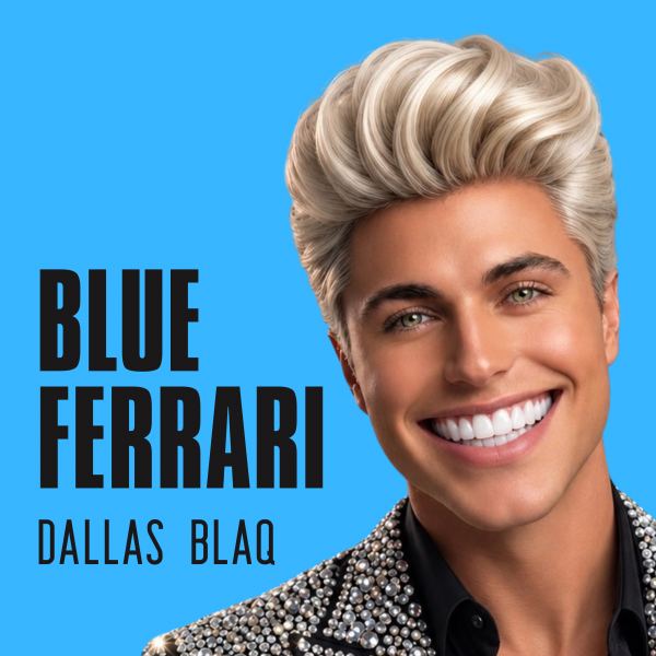 Blue Ferrari
