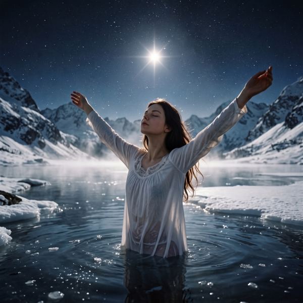 Cold Starlit Night Sky