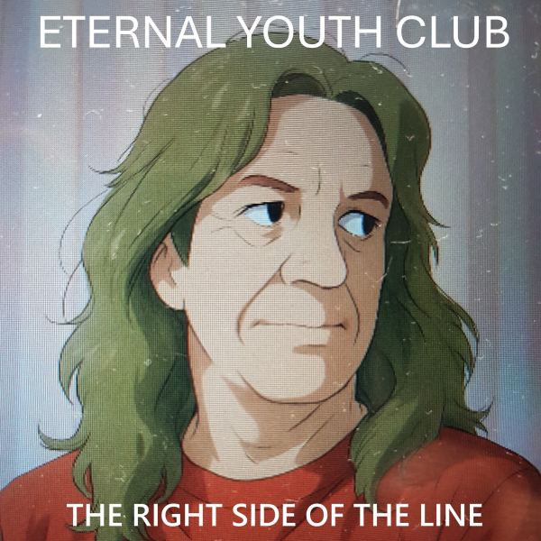 The right side of the line