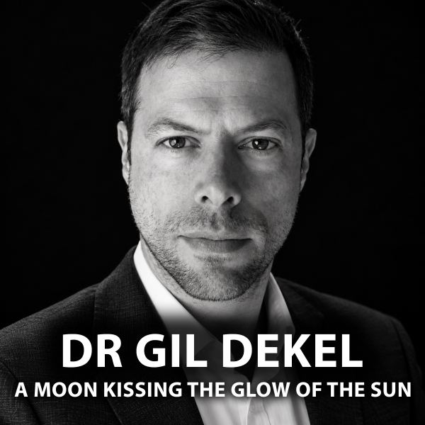A Moon Kissing The Glow Of The Sun